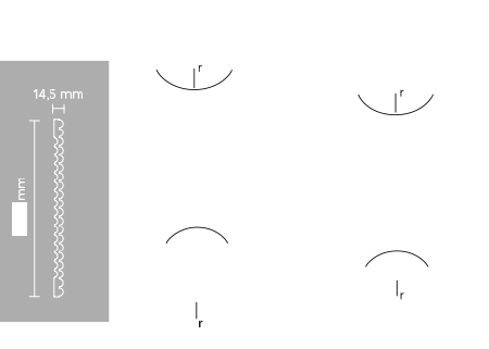 Slika Zidni panel CANELÉ S FLEX