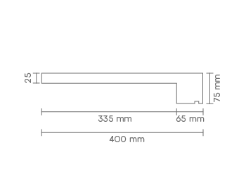 Slika Prozorska klupica PKL 400