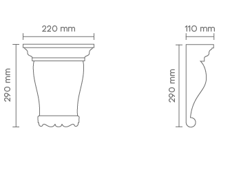 Slika Fasadna konzola UK 35