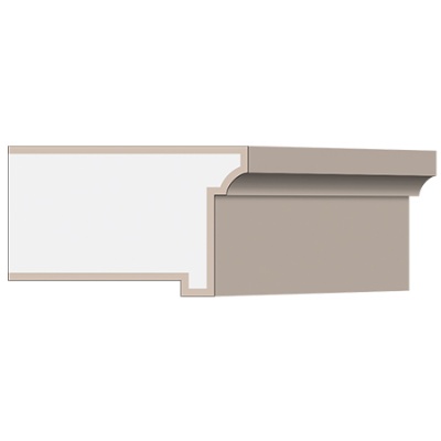 Slika Podprozorska fasadna lajsna PP 515 A