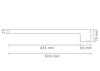 Slika Prozorska klupica PKL 500