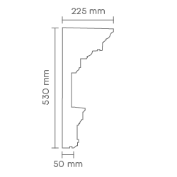 Slika Fasadni venac PK 205
