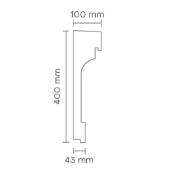 Slika Deobna fasadna lajsna DP 805 B