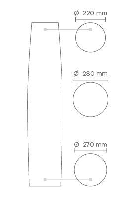 Slika Fasadni stub MODEL 8