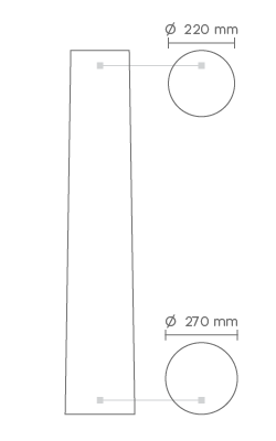 Slika Fasadni stub MODEL 7