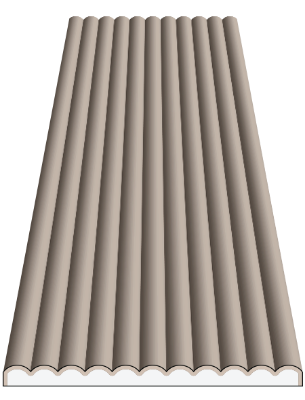 Slika Fasadni panel BENDS