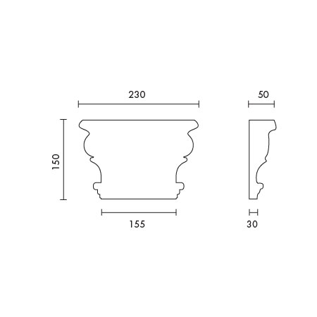 Slika Fasadni ukras UK 11