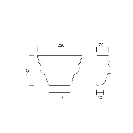 Slika Fasadni ukras UK 21